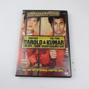 Harold & Kumar Escape‎ From Guantanamo Bay DVD Unrated Edition Movie